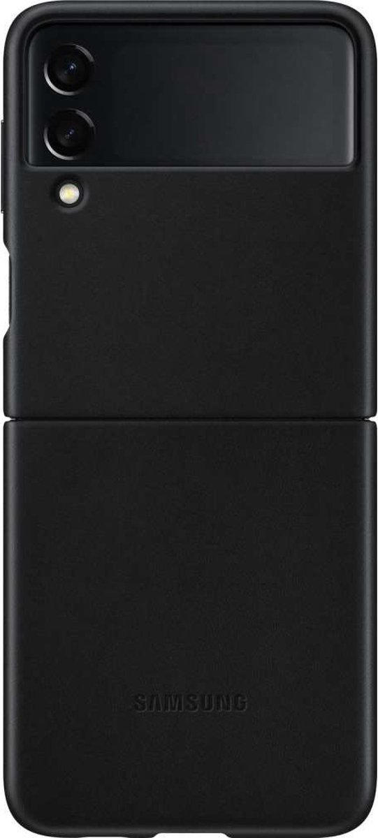 Samsung Galaxy Z Flip 3 Back Cover Leer - Negro