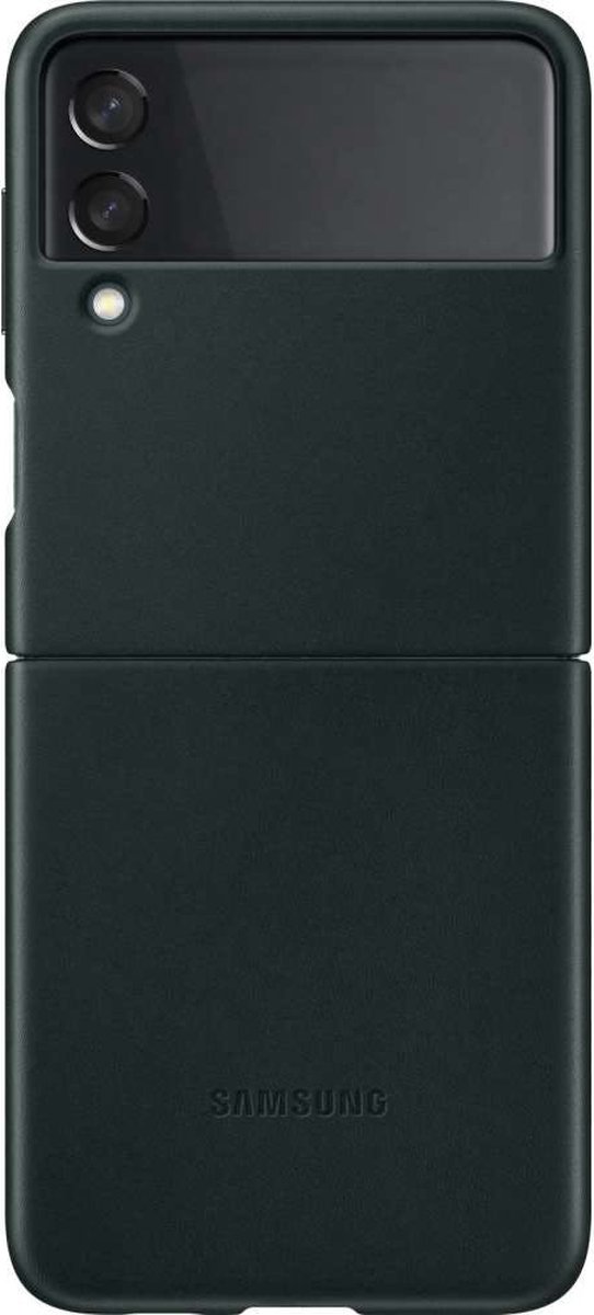 Samsung Galaxy Z Flip 3 Back Cover Leer - Verde