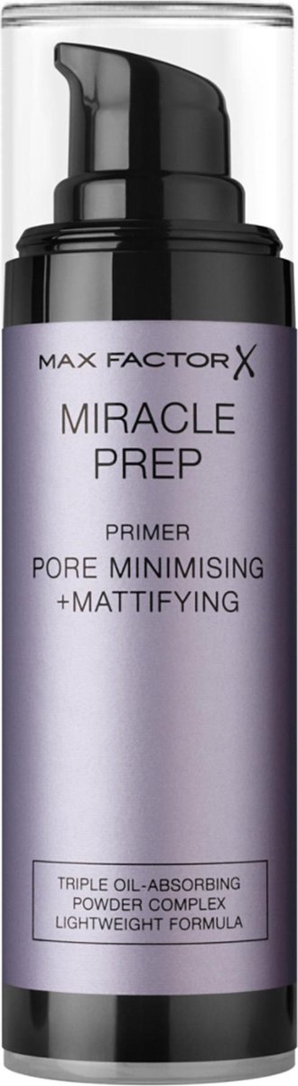 Max Factor Miracle Prep Pore Minimising and Mattifying Primer 30ml