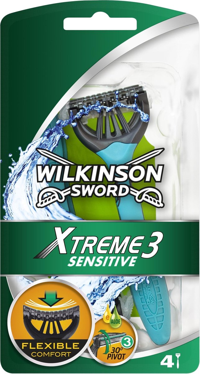 Wilkinson Wegwerpmesjes Men - Xtreme3 Sensitive 4 Stuks