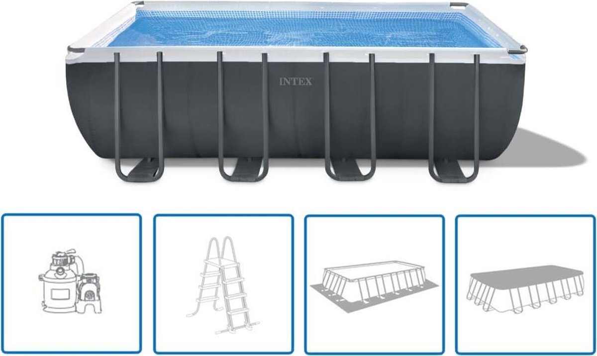 Intex opzetzwembad met pomp 26356GN Ultra XTR 549 x 274 cm