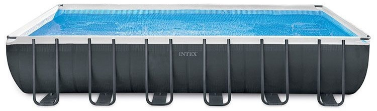 Intex opzetzwembad met pomp 26364GN Ultra XTR 732 x 366 cm - Zwart