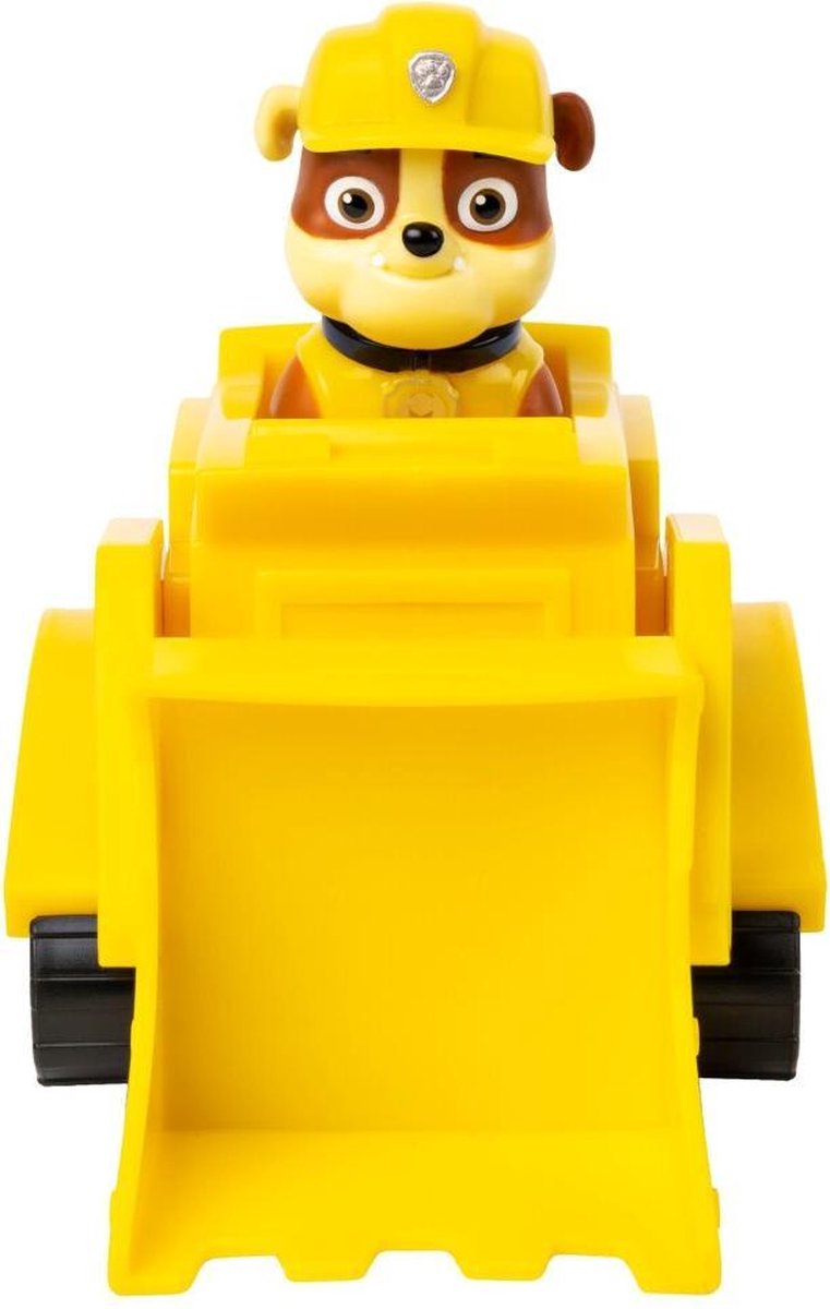Spinmaster Nickelodeon speelgoedauto Paw Patrol Rubble 2 delig - Geel