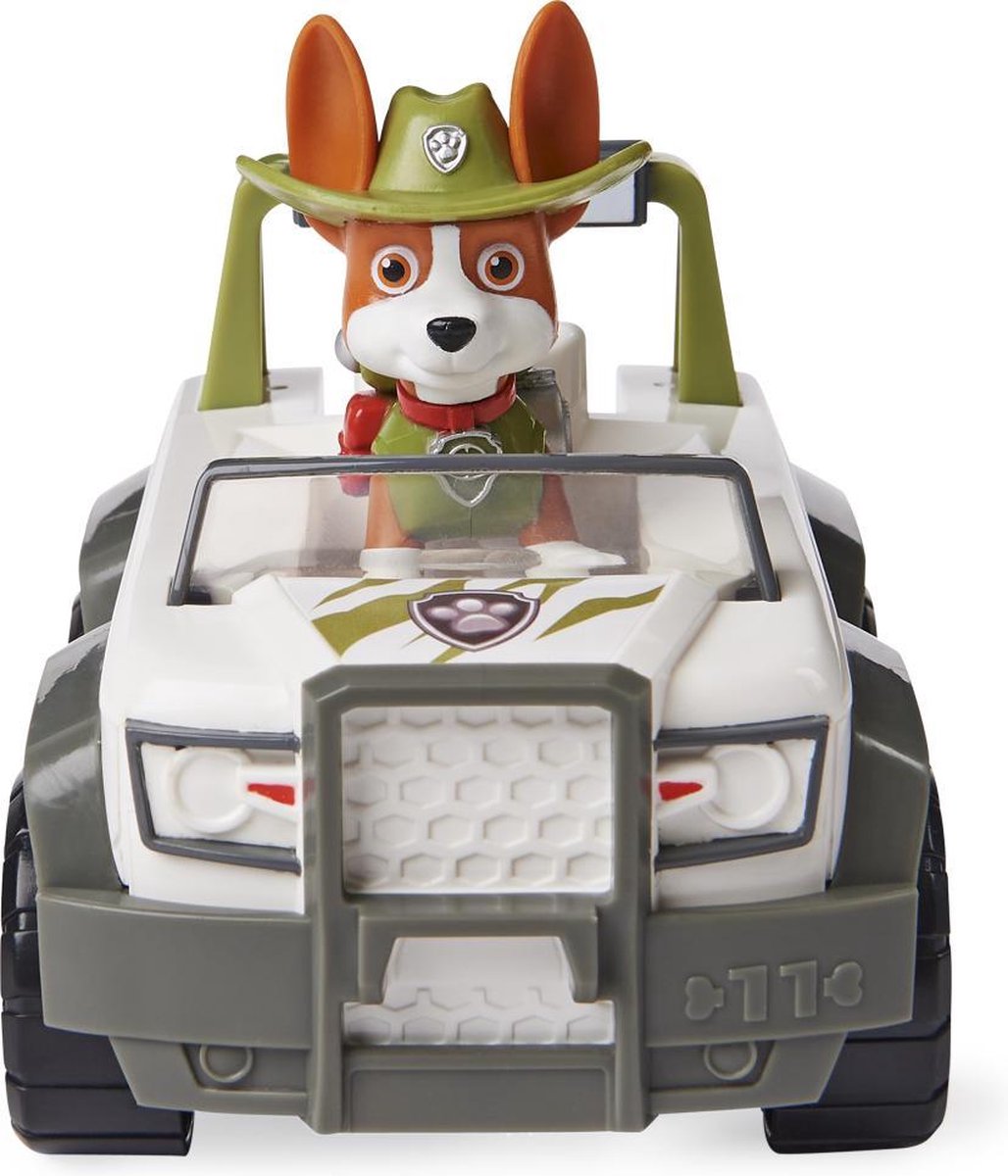 Spinmaster Nickelodeon speelgoedauto Paw Patrol Tracker beige 2 delig