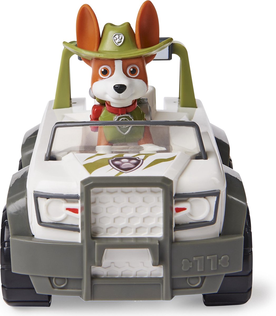 Spinmaster Nickelodeon speelgoedauto Paw Patrol Tracker beige 2 delig