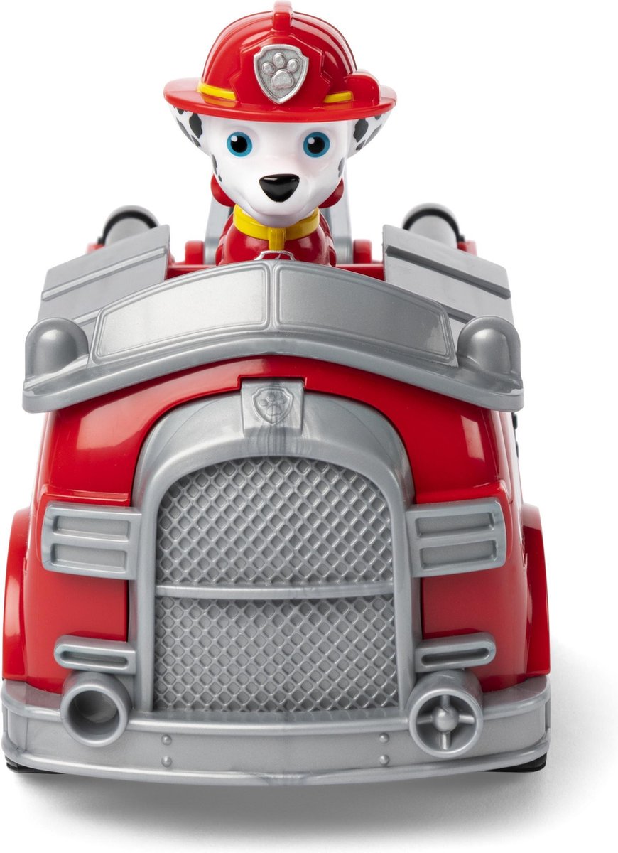 Spinmaster Nickelodeon speelgoedauto Paw Patrol Marshall 2 delig - Rood