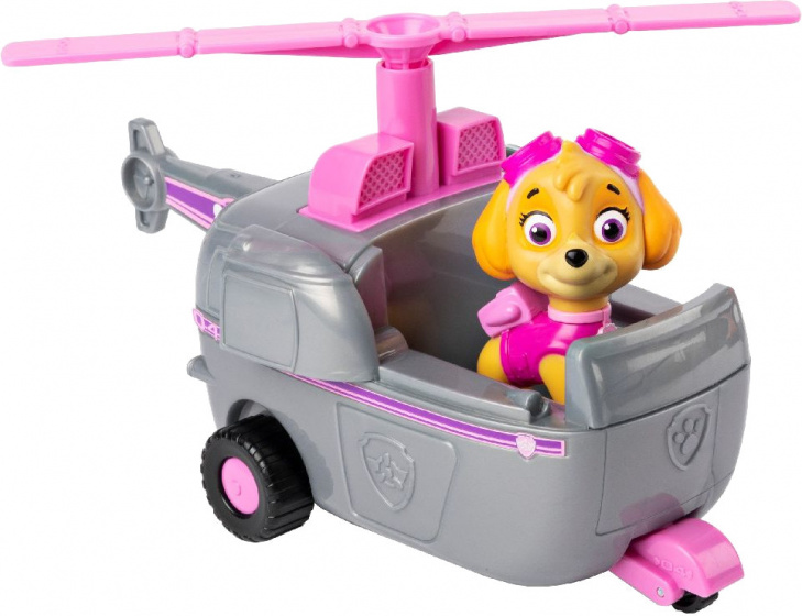 Spinmaster Nickelodeon speelgoedauto Paw Patrol Skye junior roze 2 delig