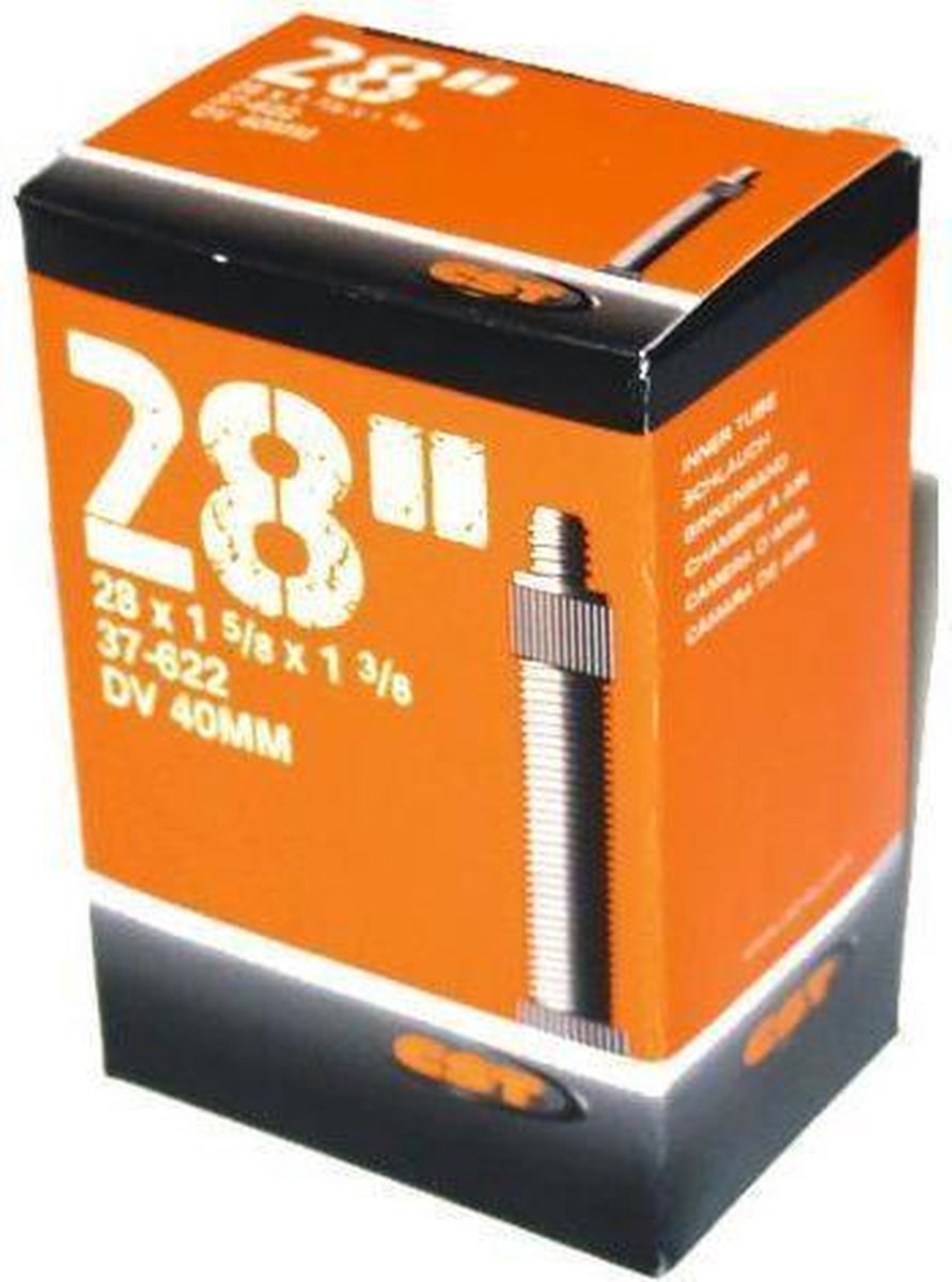 CST Binnenband 28 X 1 5/8 X 1 3/8 (28/47-622/635) Dv 40 Mm - Zwart