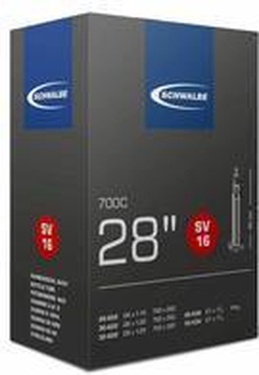Schwalbe Binnenband 27/28 X 1.10/1.25 (28/32-622/630) Fv 40 Mm - Zwart