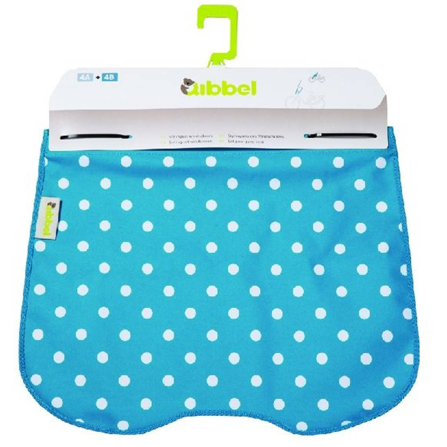 Qibbel Stylingset Windscherm Polka Dot - Blauw