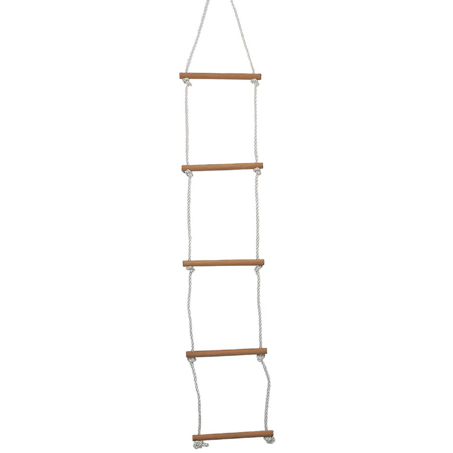 Amigo Touwladder - 200 Cm - Bruin