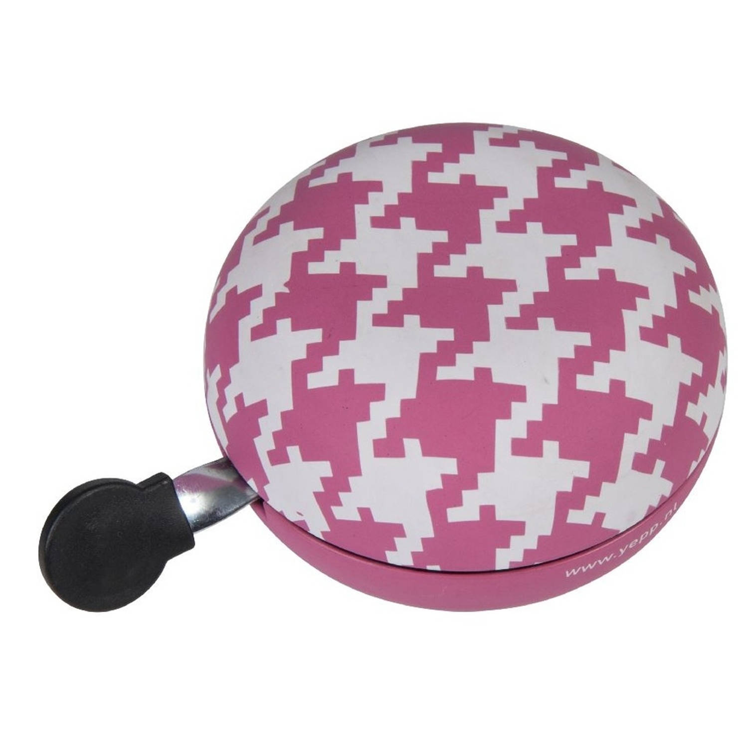 Yepp Bike Bells Pied De Poule 80 Mm - Roze