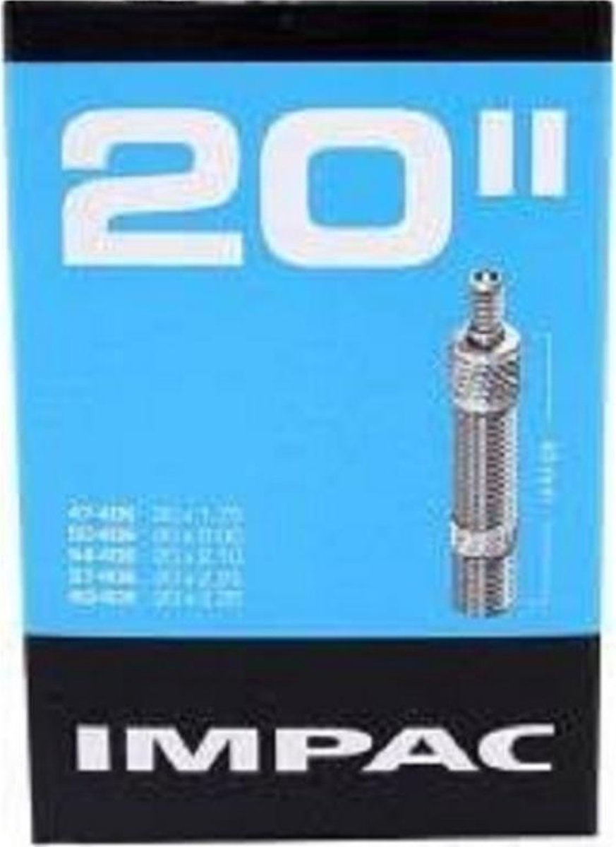 Impac Binnenband 20 X 1.75/2.35(47/60-406) Dv 40 Mm - Zwart