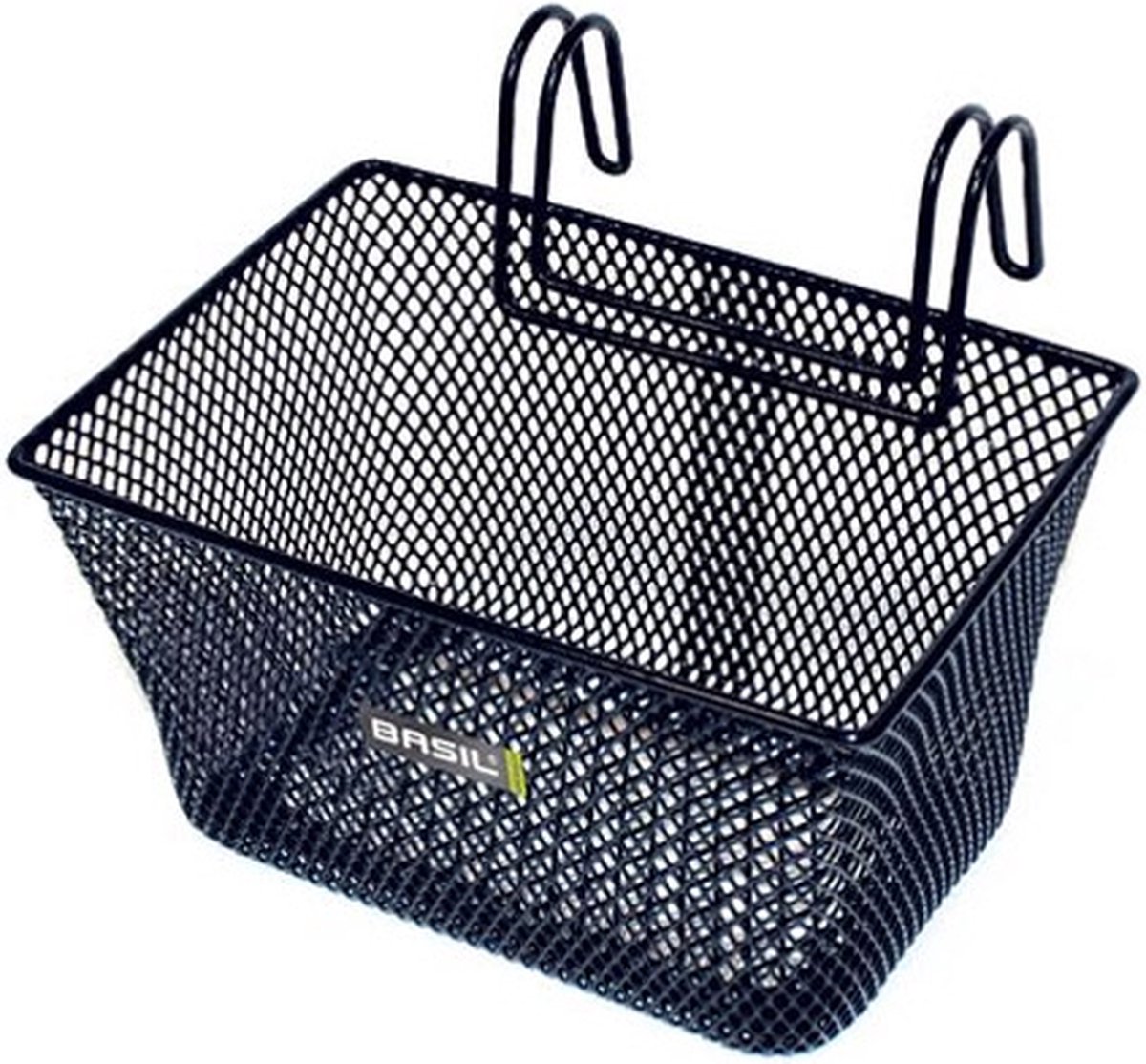 Basil Kinderfietsmand Tivoli Met Haken - Zwart