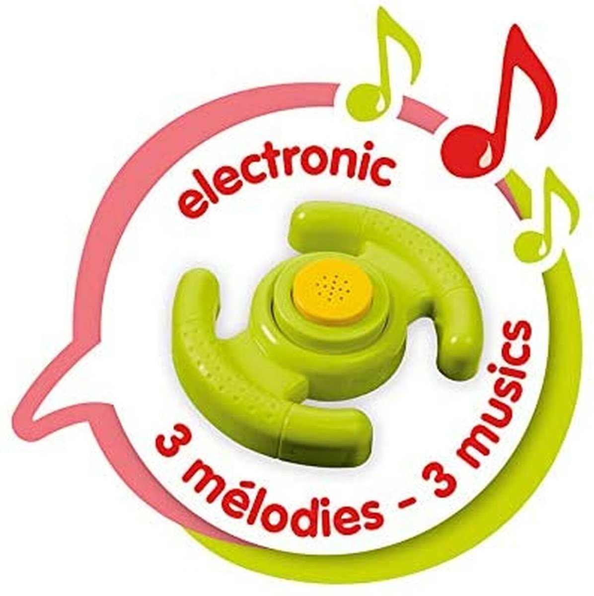 Smoby 4-in-1 Evolutive Rocker Carrier - Gemengd - Rood