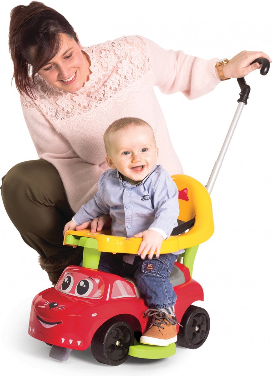 Smoby 4-in-1 Evolutive Rocker Carrier - Gemengd - Rood