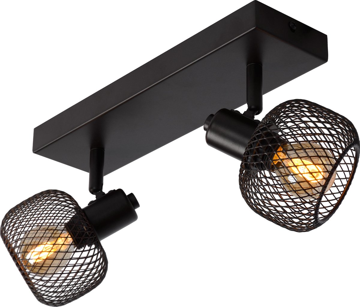 Lucide Maren Plafondspot 2x E14 - Zwart