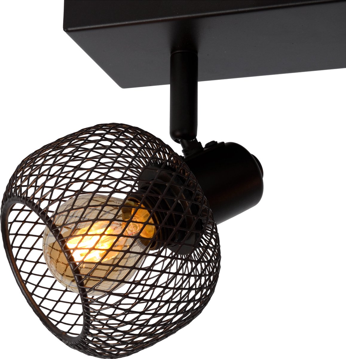 Lucide Maren Plafondspot 2x E14 - Zwart