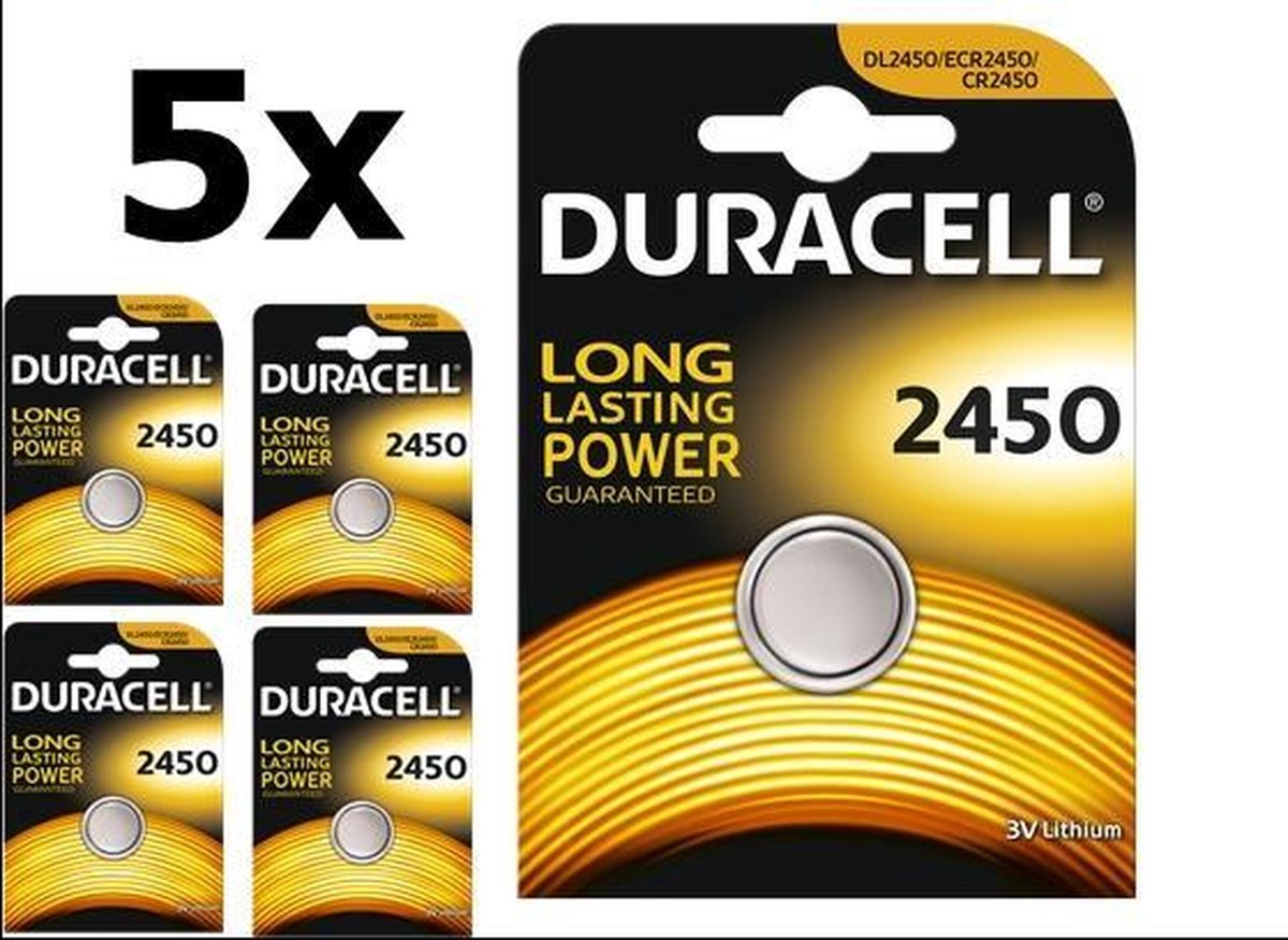 Duracell - 5 Lithium Knoopcellen