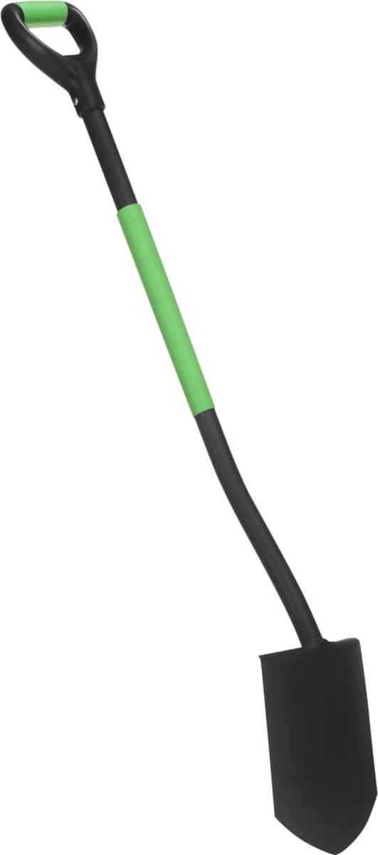 Vidaxl Puntspade D-greep Staal - Zwart