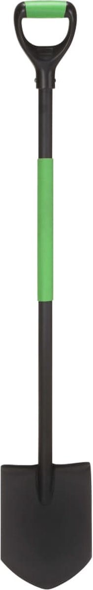 Vidaxl Puntspade D-greep Staal - Zwart