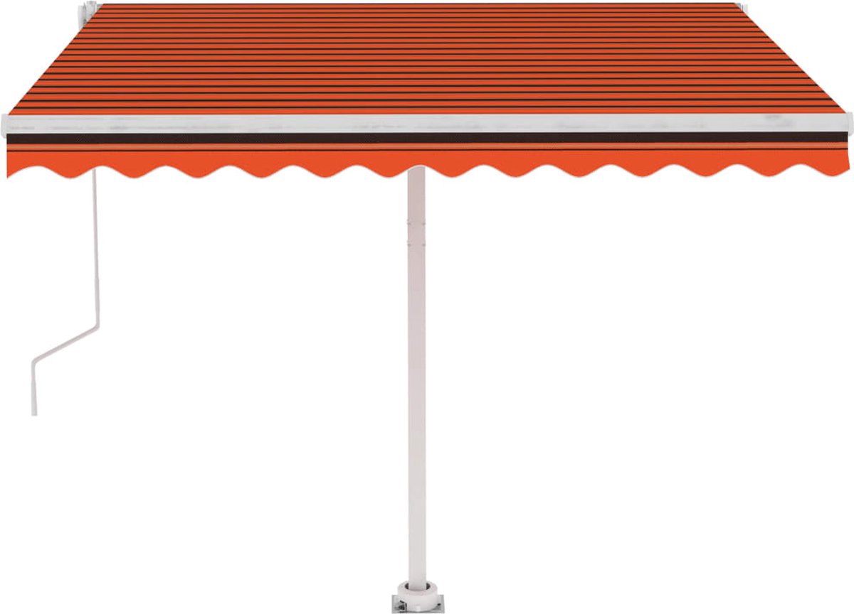 Vidaxl Luifel Vrijstaand Automatisch 300x250 Cm En - Oranje