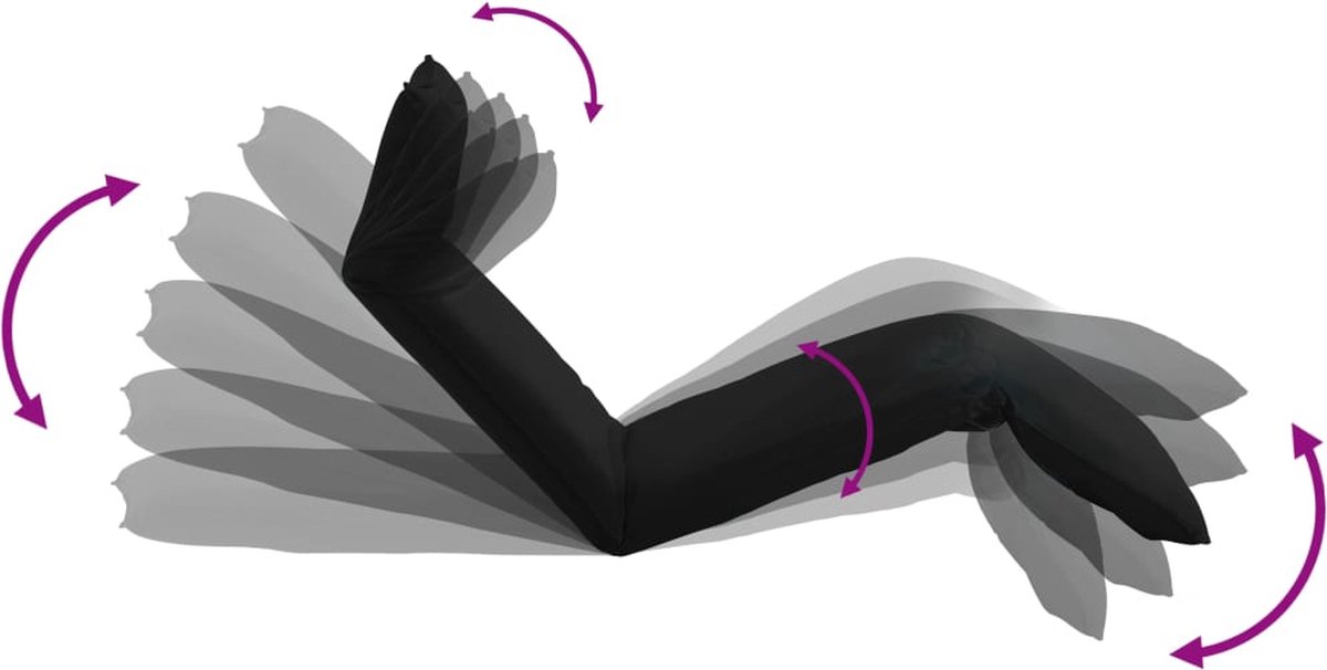 Vidaxl Ligstoel Inklapbaar Oxford Stof - Zwart