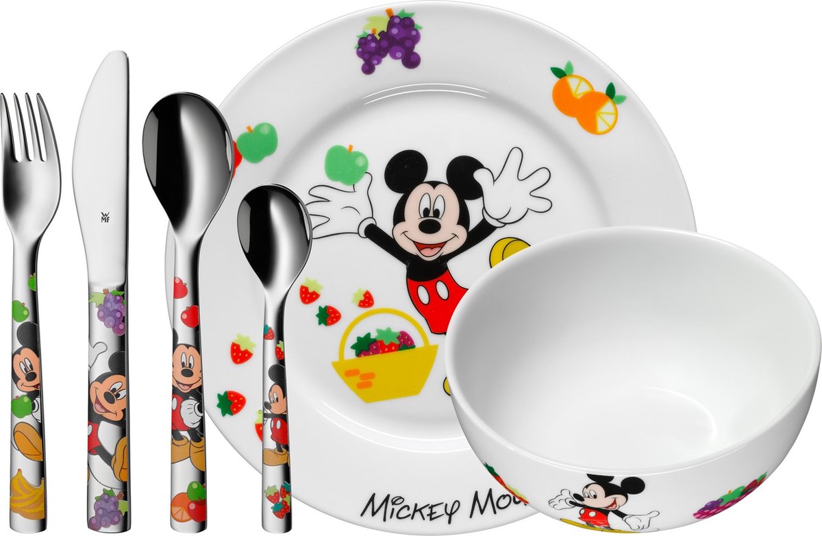 WMF Kinderbestek Kids Disney Mickey Mouse 6-delig