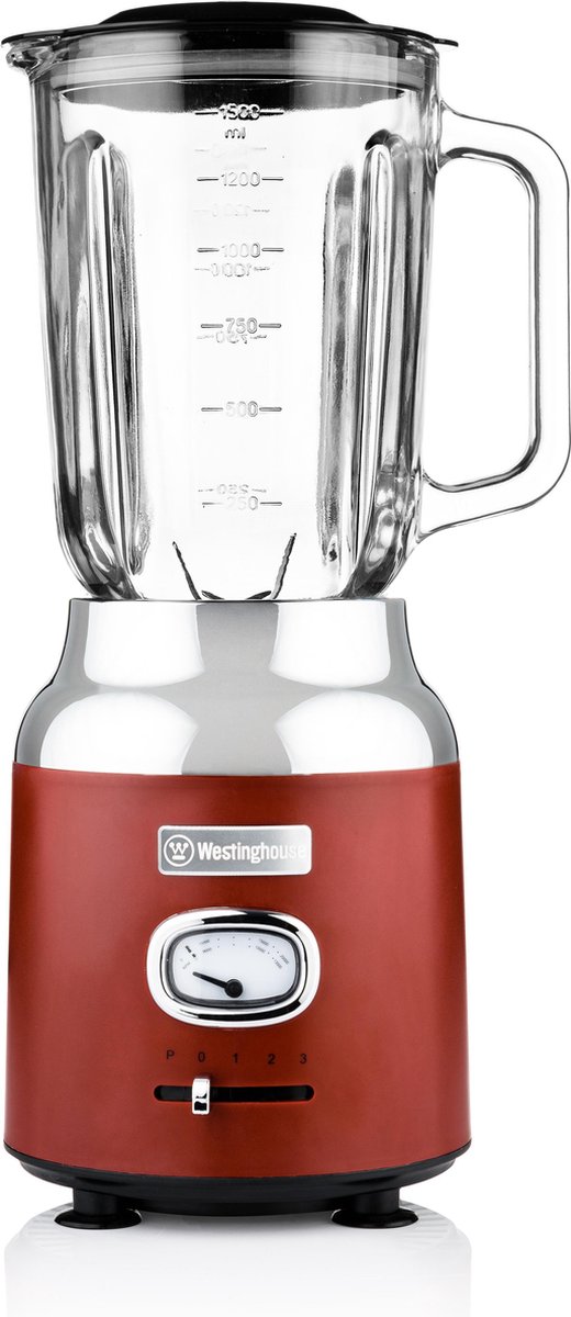 Westinghouse Retro Blender - Smoothie Maker - - Rood