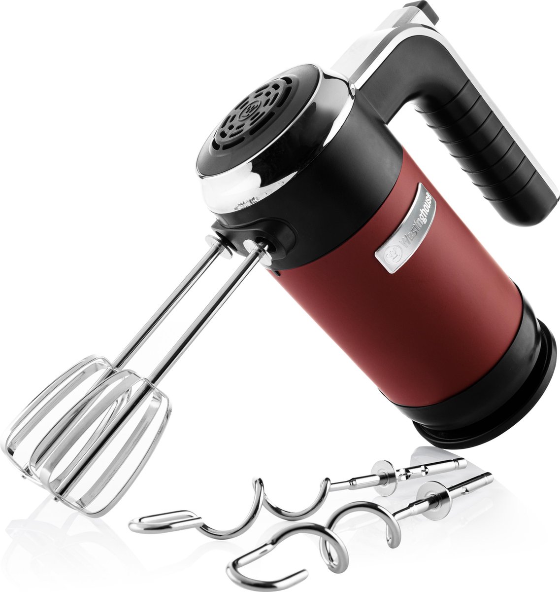 Westinghouse Retro Handmixer - - Rood