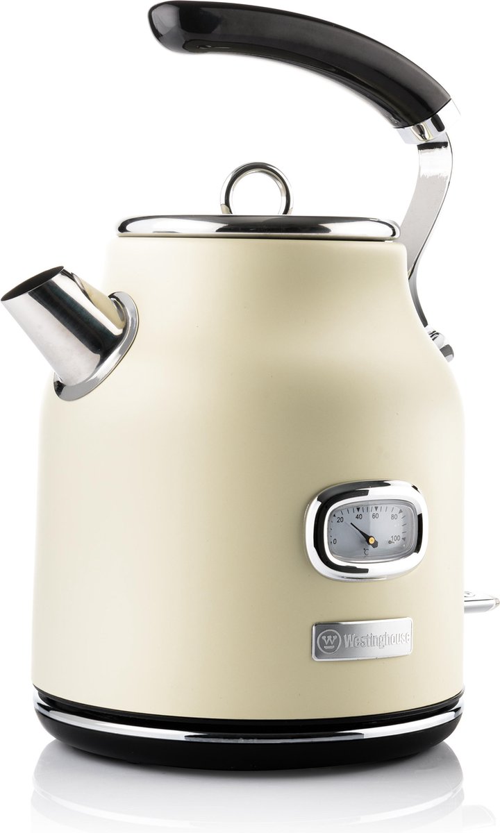 Westinghouse Retro Waterkoker - 1.7 Liter - - Wit