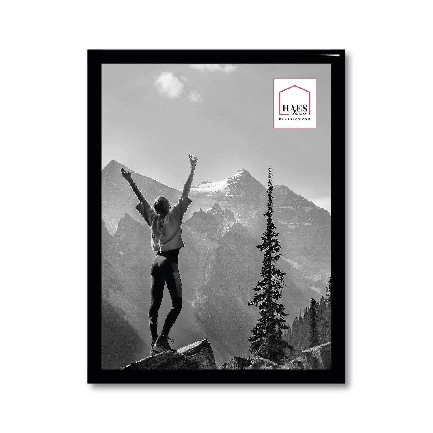 Haes Deco - Kunststof Fotolijst 15x20 Easy Frame - Ef3b - Zwart