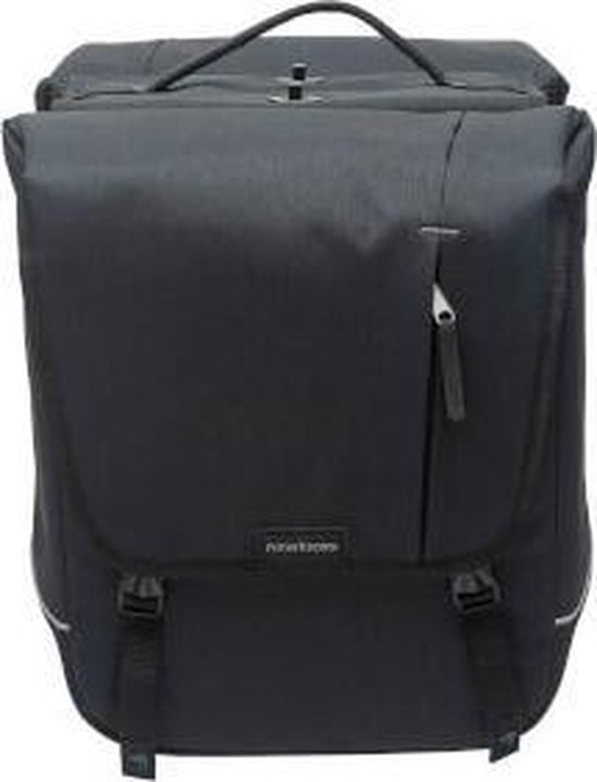 New Looxs Dubbele Fietstas Nova Detachable 32 Liter - Zwart