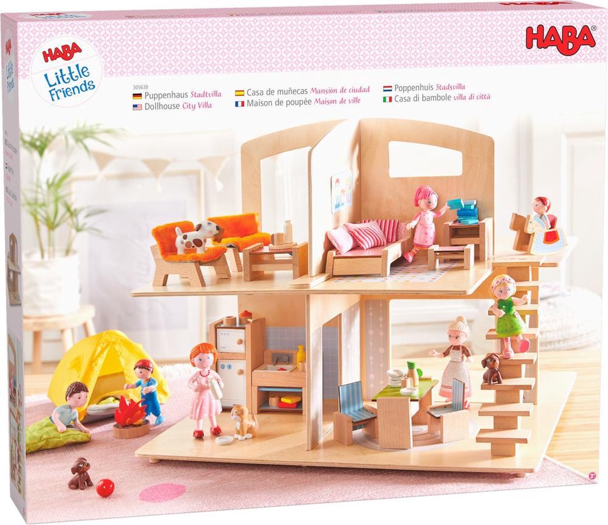HABA Little Friends - Poppenhuis Stadsvilla