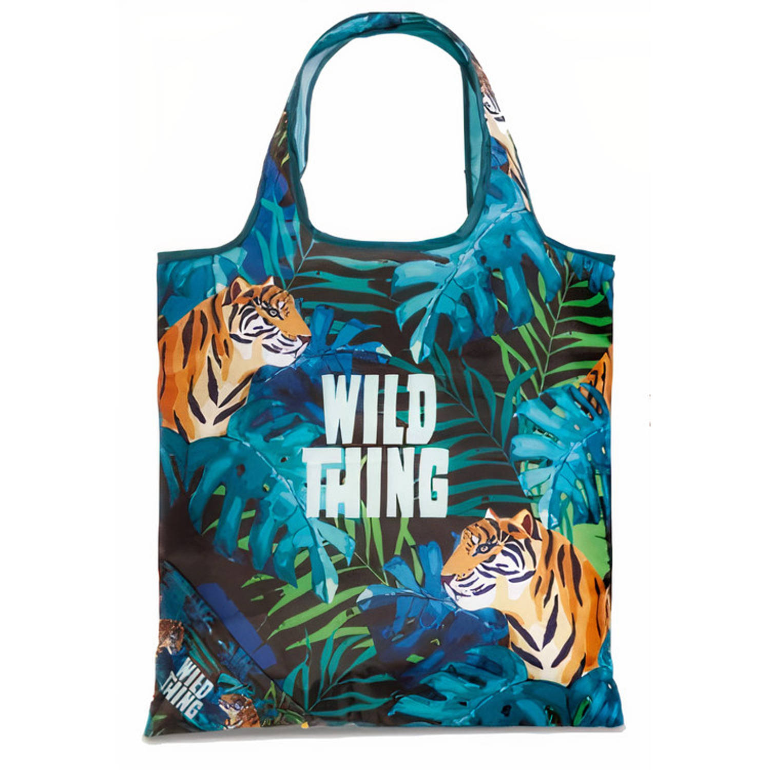 Punta Shopper Tijger 12 Liter 38 X 38 Cm Polyester - Blauw