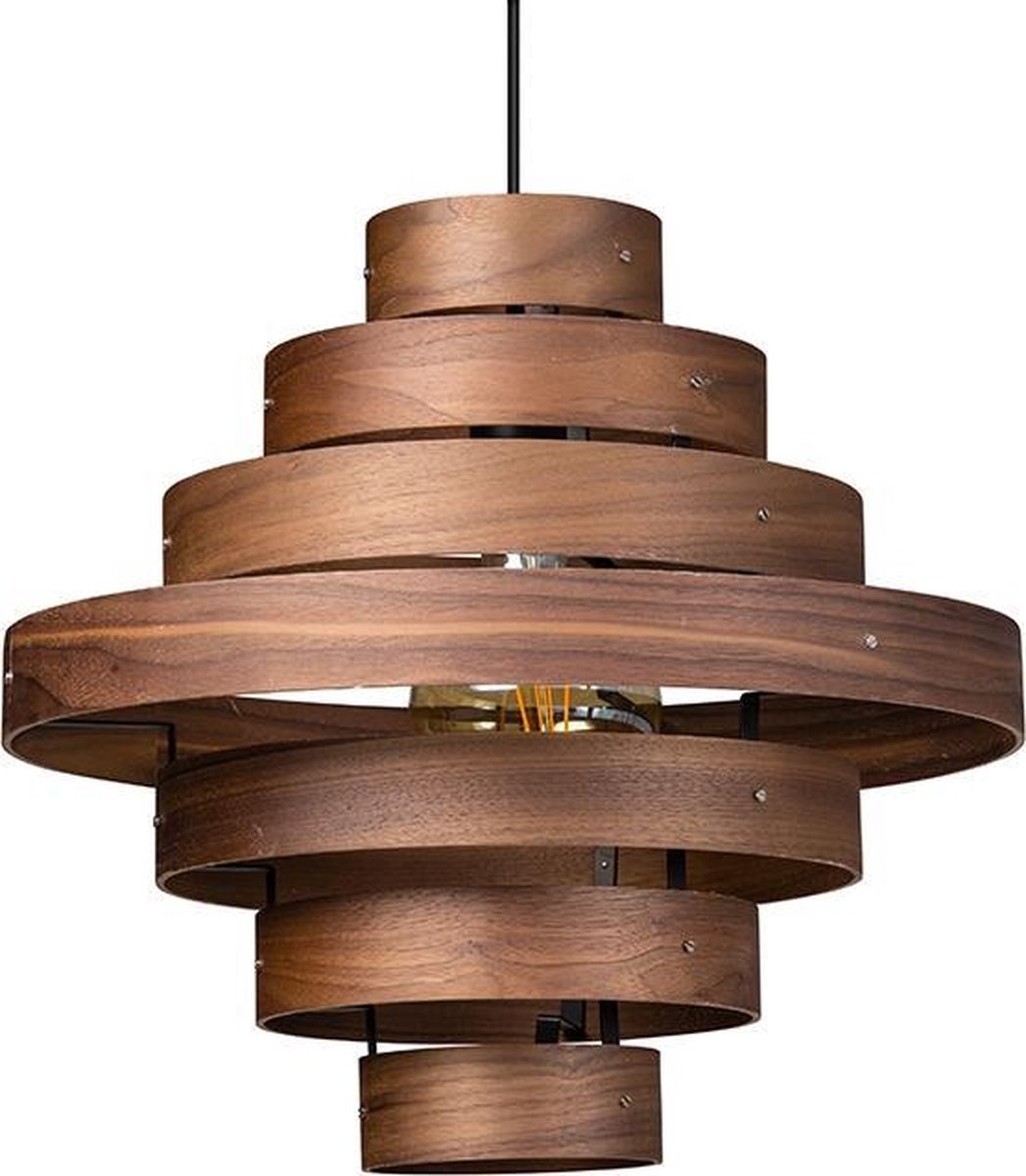 ETH Walnut Hanglamp - Bruin
