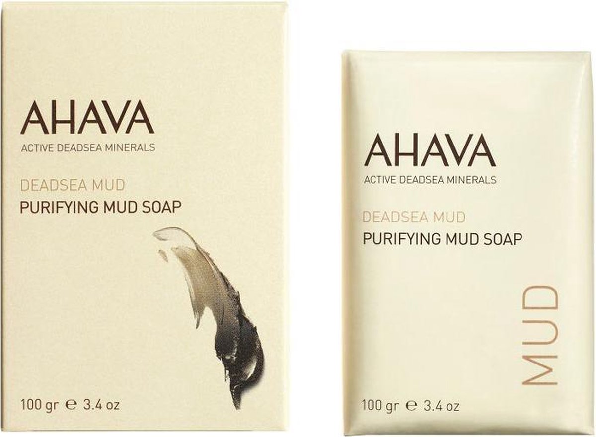 Ahava Zeep Deadsea Mud 100 Gram - Grijs