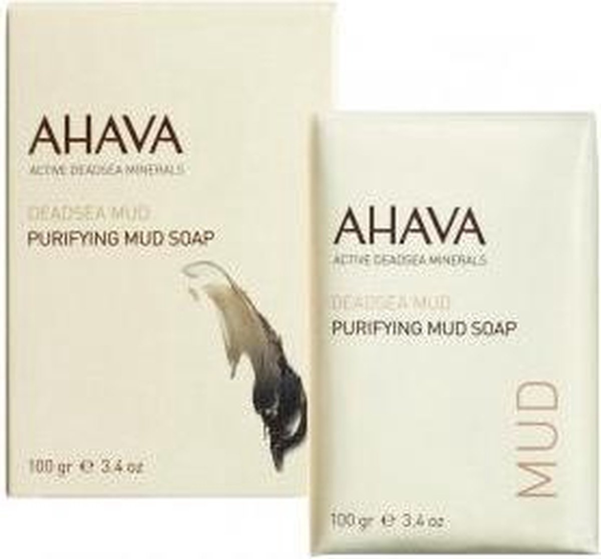 Ahava Zeep Deadsea Mud 100 Gram - Grijs