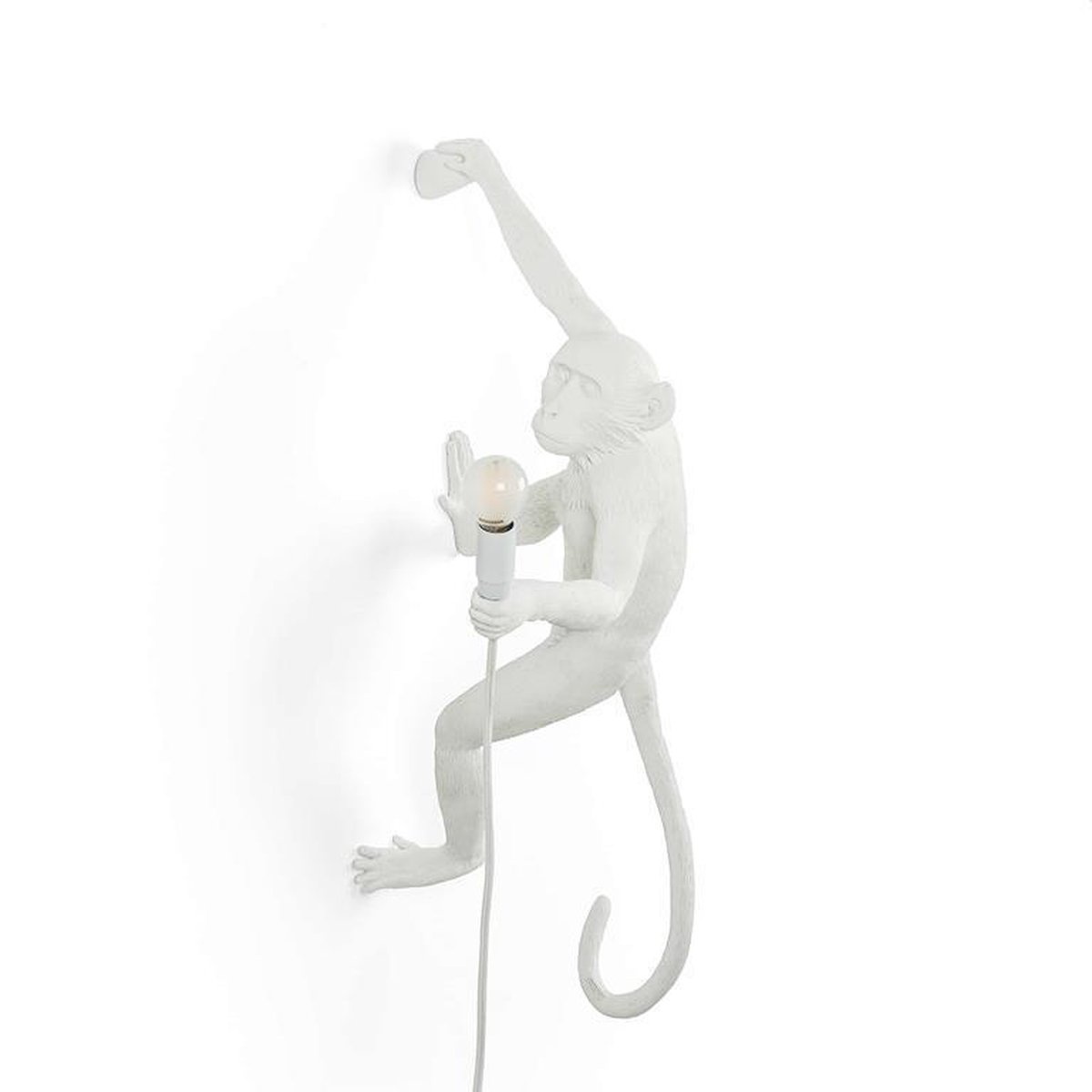 Seletti Monkey Lampresin Hanging - Wit