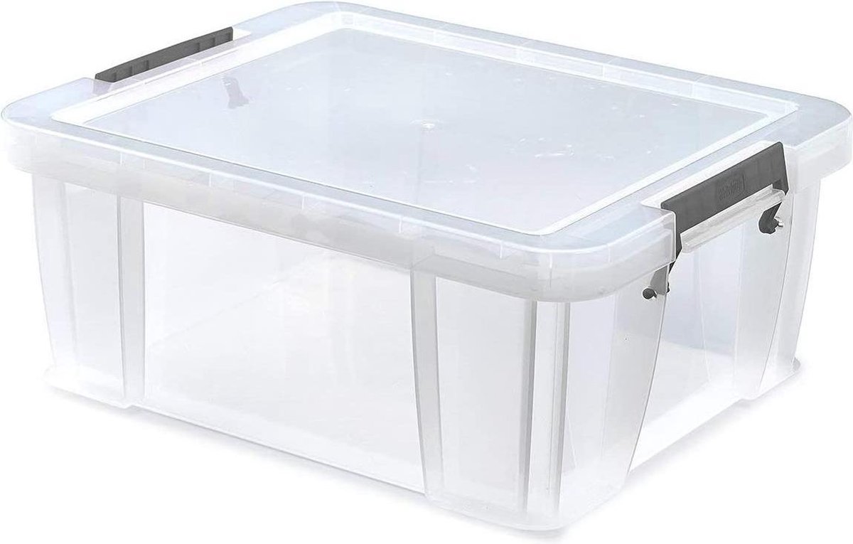 Whitefurze Opbergbox Allstore 24 Liter 48 X 38 Cm Polypropyleen