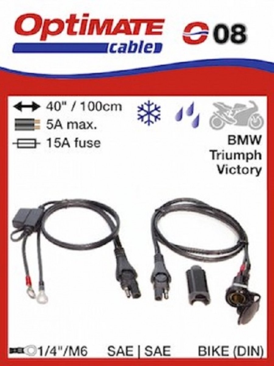 Optimate Verlengkabel Din-ingang Vast 08