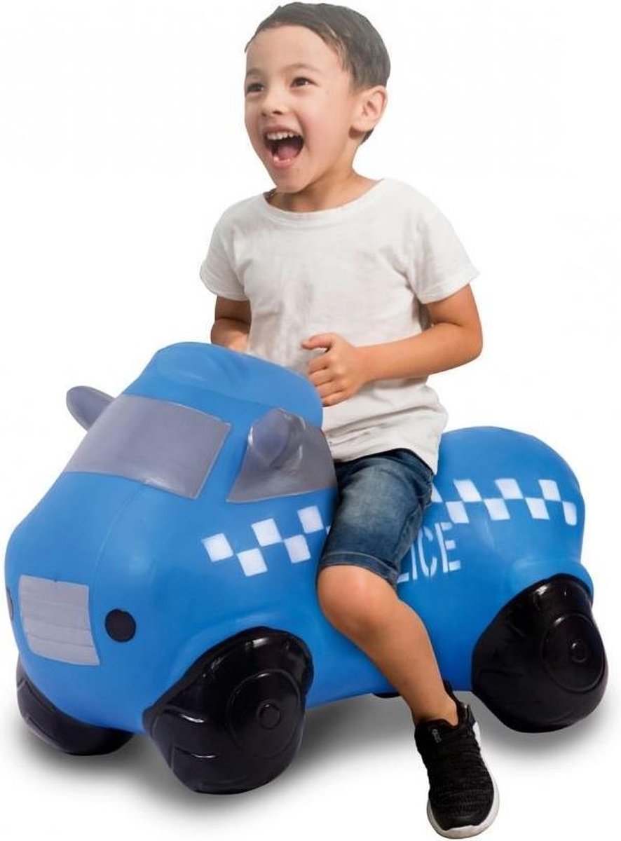 Jamara Skippybal Politieauto 53 Cm - Blauw