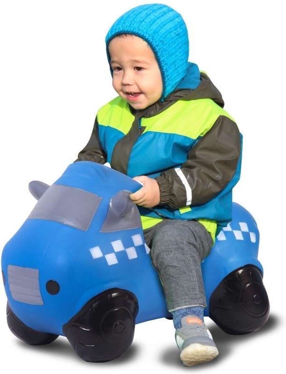 Jamara Skippybal Politieauto 53 Cm - Blauw
