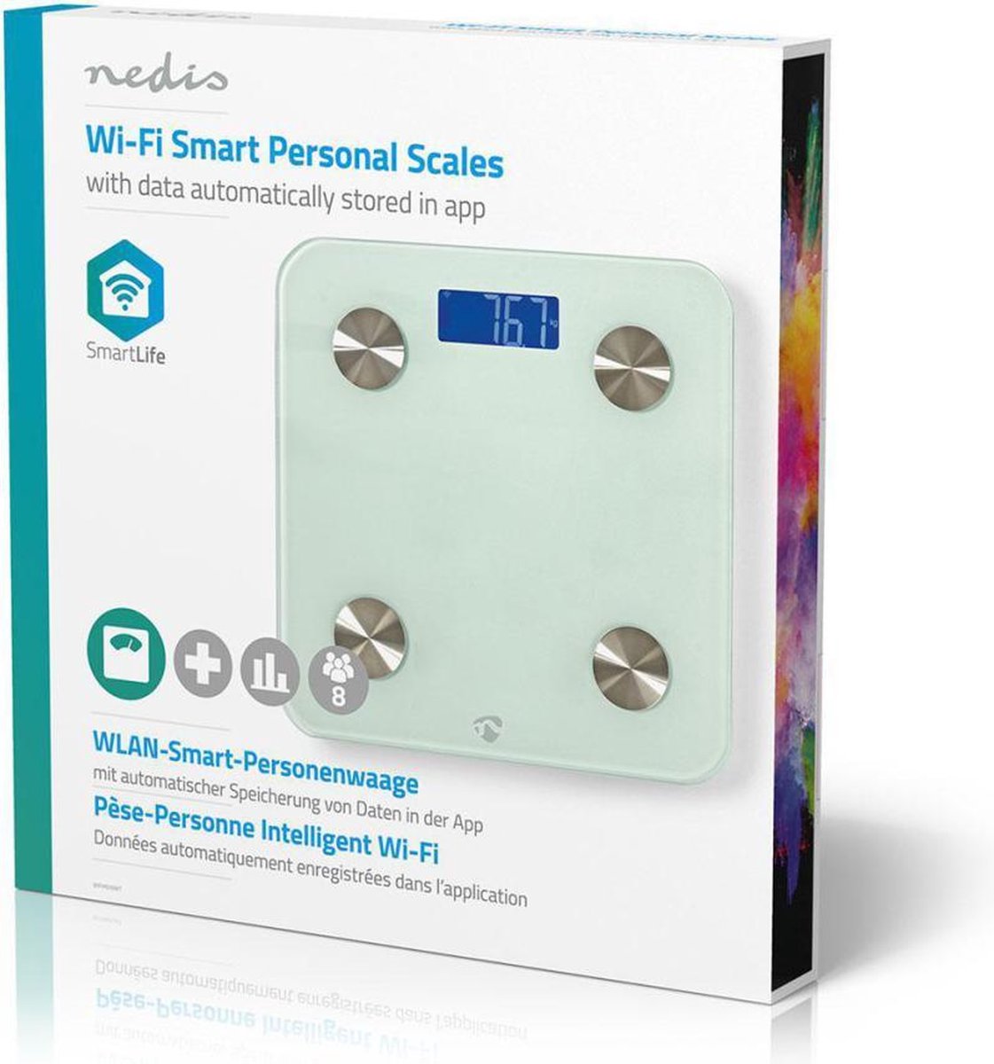 Nedis Wi-fi Smart Personenweegschaal