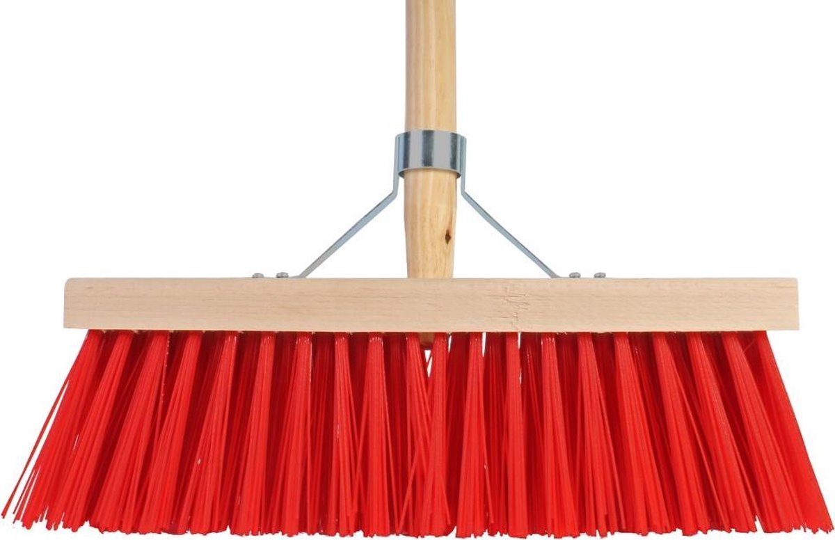 Talen Tools - Bezem 41 Cm - Steel 160 Cm - Rood