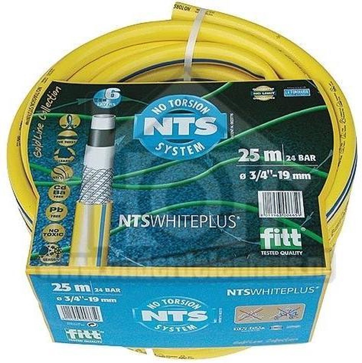 Talen Tools " - Tuinslang - 25 Meter - 3/4"""" Inch - No Torsion White Plus"