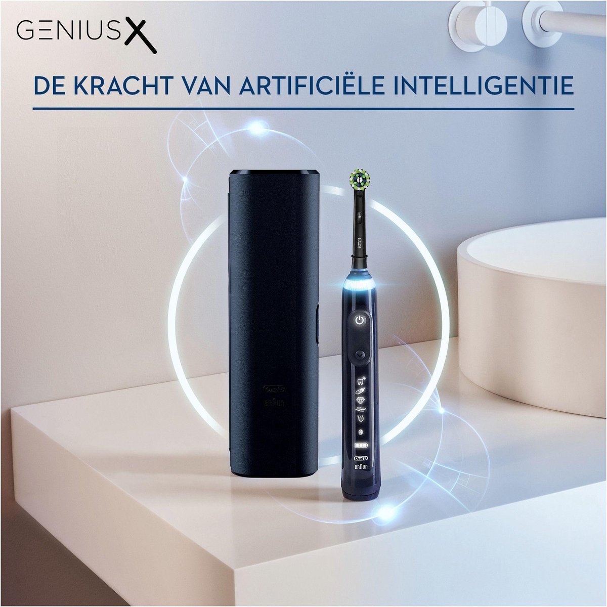 Oral B Oral-b Elektrische Tandenborstels Genius X Incl. Reisetui - Zwart