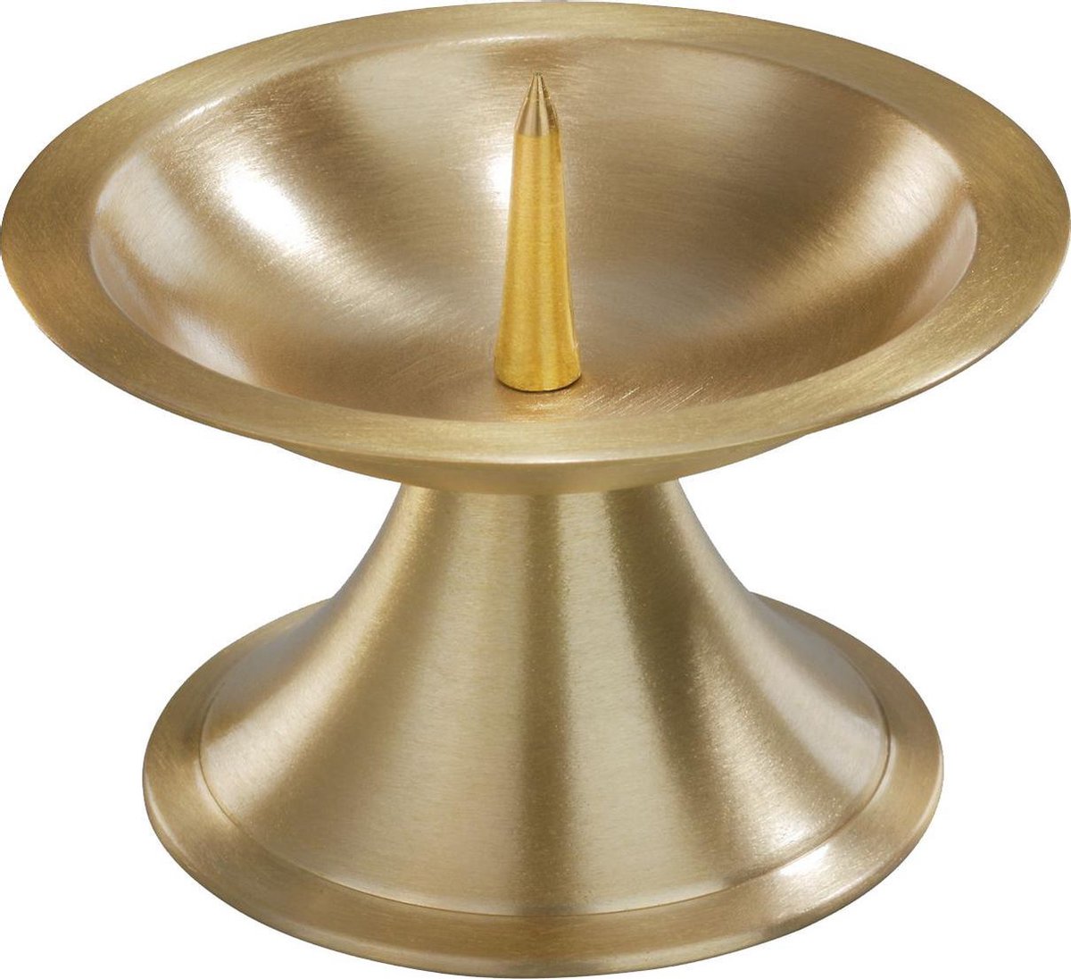 Trend Candles Set Van 2x Donkerrode Cilinderkaarsen/stompkaarsen 8 X 15 Cm Met 2x Gouden Metalen Kaarsenhouders - Rood