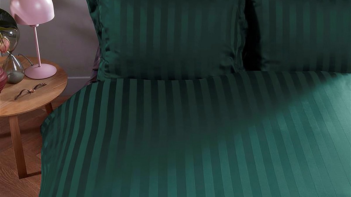 Beddinghouse Shine Dekbedovertrek 140 x 220 cm - Groen