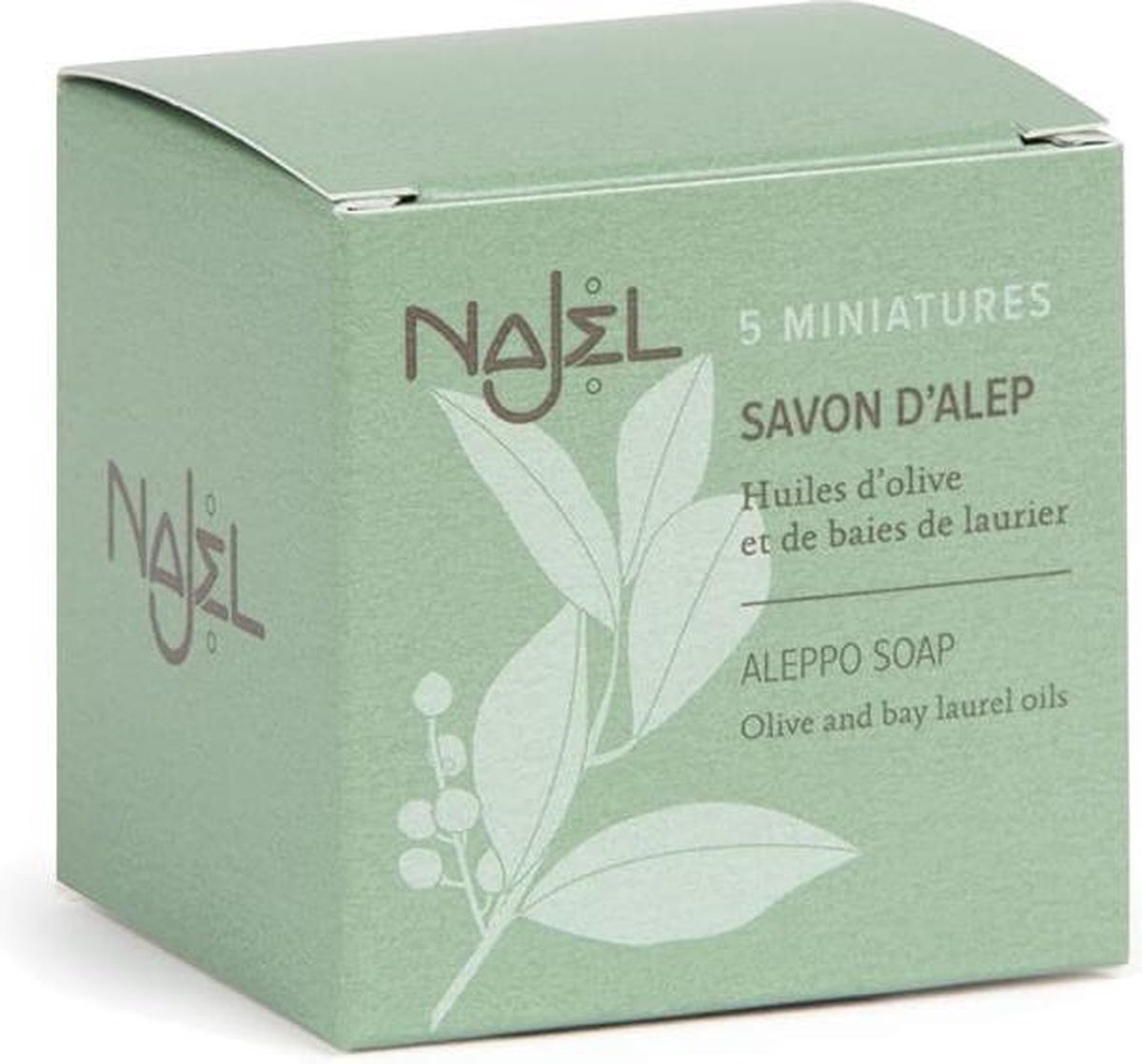 Najel Handzeep Aleppo Unisex Olijf 20 Gram 5 Stuks - Groen